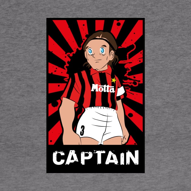 Soccer Captain Maldini Vintage Football by TEEWEB